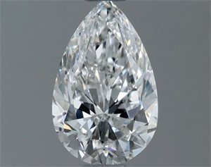 Picture of Natural Diamond 0.83 Carats, Pear with  Cut, F Color, VS1 Clarity and Certified by GIA