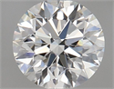 Natural Diamond 0.70 Carats, Round with Excellent Cut, F Color, VS2 Clarity and Certified by GIA
