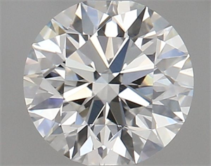 Picture of Natural Diamond 0.70 Carats, Round with Excellent Cut, F Color, VS2 Clarity and Certified by GIA