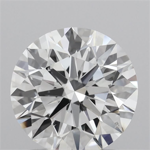 Picture of Lab Grown Diamond 1.38 Carats, Round with Ideal Cut, D Color, VVS2 Clarity and Certified by IGI