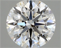 Diamante Natural 0.44 quilates, Redondo , Color F, claridad VVS1 y certificado GIA