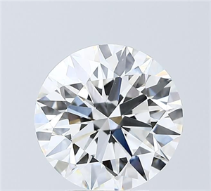 Picture of Lab Grown Diamond 3.03 Carats, Round with Ideal Cut, F Color, VVS1 Clarity and Certified by IGI