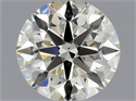 Natural Diamond 0.80 Carats, Round with Excellent Cut, L Color, SI1 Clarity and Certified by GIA