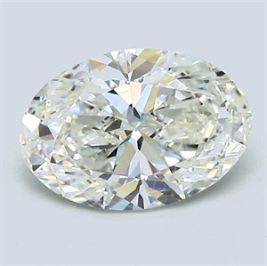 Picture of Natural Diamond 1.31 Carats, Oval with  Cut, I Color, SI2 Clarity and Certified by GIA