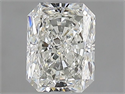 Natural Diamond 0.72 Carats, Radiant with  Cut, I Color, VS1 Clarity and Certified by GIA