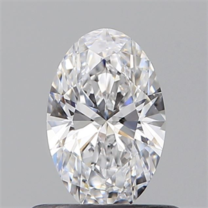 Picture of Natural Diamond 0.51 Carats, Oval with  Cut, D Color, VS1 Clarity and Certified by GIA