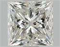 Natural Diamond 1.30 Carats, Princess with  Cut, J Color, VVS2 Clarity and Certified by GIA