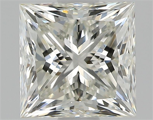 Picture of Natural Diamond 1.30 Carats, Princess with  Cut, J Color, VVS2 Clarity and Certified by GIA