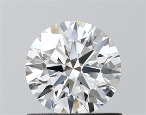 Picture of Lab Grown Diamond 0.76 Carats, Round with Ideal Cut, D Color, VVS2 Clarity and Certified by IGI