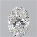 Natural Diamond 1.20 Carats, Oval with  Cut, G Color, VS1 Clarity and Certified by GIA