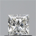 Diamante Natural 0.51 quilates, Princesa , Color I, claridad VVS1 y certificado GIA