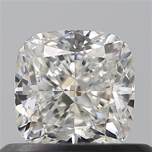 Foto Diamante Natural 0.53 quilates, Del cojín , Color H, claridad IF y certificado GIA de