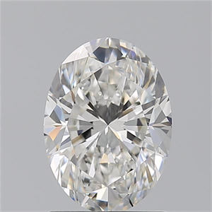 Picture of Natural Diamond 1.51 Carats, Oval with  Cut, H Color, VS1 Clarity and Certified by GIA