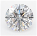 Lab Grown Diamond 2.09 Carats, Round with Ideal Cut, D Color, IF Clarity and Certified by IGI