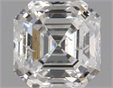 Natural Diamond 0.71 Carats, Asscher with  Cut, I Color, I1 Clarity and Certified by GIA