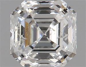 Picture of Natural Diamond 0.71 Carats, Asscher with  Cut, I Color, I1 Clarity and Certified by GIA