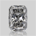 Natural Diamond 0.45 Carats, Radiant with  Cut, F Color, VVS2 Clarity and Certified by GIA