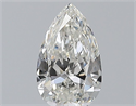 Natural Diamond 0.38 Carats, Pear with  Cut, H Color, SI1 Clarity and Certified by GIA