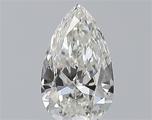 Picture of Natural Diamond 0.38 Carats, Pear with  Cut, H Color, SI1 Clarity and Certified by GIA