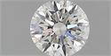 Natural Diamond 0.52 Carats, Round with Excellent Cut, H Color, IF Clarity and Certified by IGI