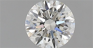 Picture of Natural Diamond 0.52 Carats, Round with Excellent Cut, H Color, IF Clarity and Certified by IGI