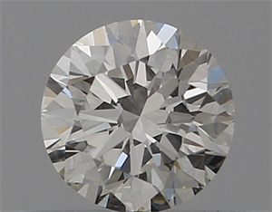 Picture of Natural Diamond 0.42 Carats, Round with Excellent Cut, I Color, VVS1 Clarity and Certified by GIA