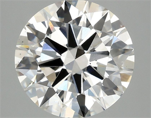 Picture of Lab Grown Diamond 3.05 Carats, Round with Excellent Cut, H Color, VS1 Clarity and Certified by IGI