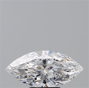 Picture of Natural Diamond 2.51 Carats, Marquise with  Cut, D Color, VVS1 Clarity and Certified by GIA