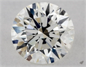 Diamante Natural 0.40 quilates, Redondo , Color I, claridad VS2 y certificado GIA
