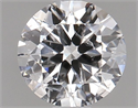 Natural Diamond 0.70 Carats, Round with Very Good Cut, D Color, SI2 Clarity and Certified by IGI