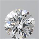 Natural Diamond 0.70 Carats, Round with Excellent Cut, F Color, VS2 Clarity and Certified by GIA