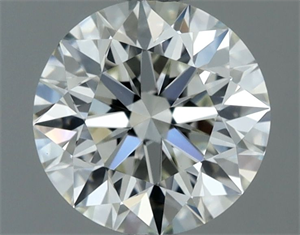 Picture of Natural Diamond 0.70 Carats, Round with Excellent Cut, I Color, VVS2 Clarity and Certified by IGI