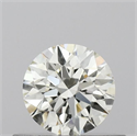 Natural Diamond 0.44 Carats, Round with Excellent Cut, I Color, VS1 Clarity and Certified by IGI