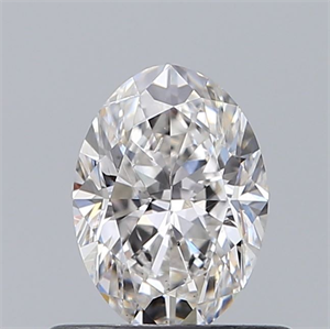 Picture of Natural Diamond 0.60 Carats, Oval with  Cut, F Color, SI1 Clarity and Certified by GIA