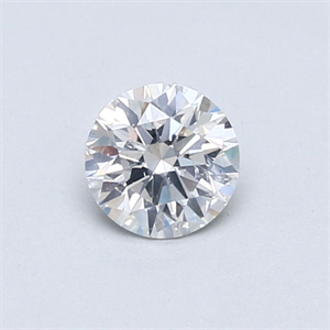 Picture of Natural Diamond 0.50 Carats, Round with Excellent Cut, F Color, I1 Clarity and Certified by GIA