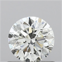 Natural Diamond 0.70 Carats, Round with Very Good Cut, H Color, VS1 Clarity and Certified by IGI