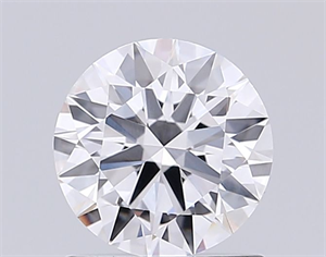 Picture of Lab Grown Diamond 1.00 Carats, Round with Ideal Cut, D Color, VVS1 Clarity and Certified by IGI