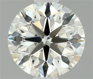 Picture of Natural Diamond 0.70 Carats, Round with Excellent Cut, J Color, VVS2 Clarity and Certified by IGI