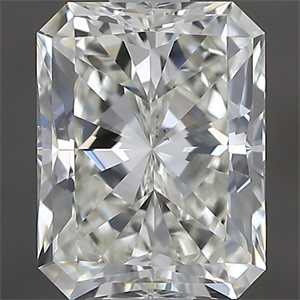 Foto Diamante Natural 1.01 quilates, Radiante , Color J, claridad VS2 y certificado GIA de