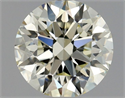 Diamante Natural 0.50 quilates, Redondo , Color N, claridad VVS2 y certificado GIA