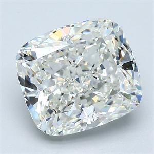 Picture of Natural Diamond 3.53 Carats, Cushion with  Cut, J Color, VS1 Clarity and Certified by GIA