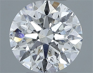 Picture of Natural Diamond 0.70 Carats, Round with Excellent Cut, F Color, SI2 Clarity and Certified by IGI