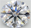 Del inventario de diamantes de laboratorio, 2.54 quilates, Redondo , Color F, claridad VVS2 y certificado GIA