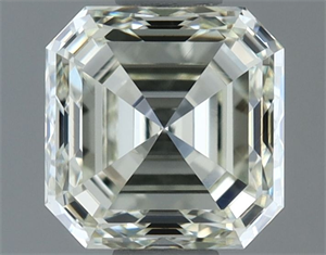Foto Diamante Natural 1.00 quilates, Asscher , Color K, claridad VVS1 y certificado IGI de