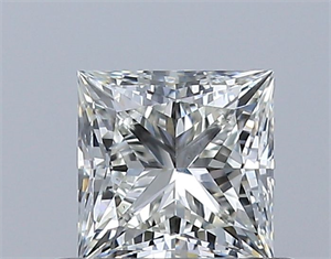 Foto Diamante Natural 0.53 quilates, Princesa , Color J, claridad VS2 y certificado GIA de