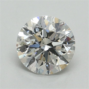 Picture of Natural Diamond 1.00 Carats, Round with Excellent Cut, H Color, SI1 Clarity and Certified by GIA
