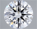 Del inventario de diamantes de laboratorio, 2.03 quilates, Redondo , Color D, claridad VVS2 y certificado IGI
