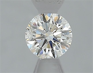 Picture of Natural Diamond 0.40 Carats, Round with Excellent Cut, G Color, SI2 Clarity and Certified by IGI
