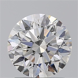Picture of Natural Diamond 1.50 Carats, Round with Excellent Cut, G Color, SI1 Clarity and Certified by GIA