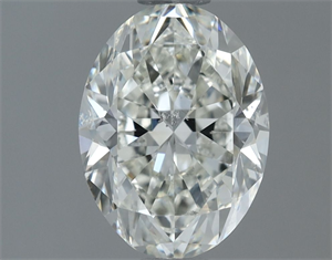 Foto Diamante Natural 1.21 quilates, Ovalado , Color H, claridad SI1 y certificado IGI de